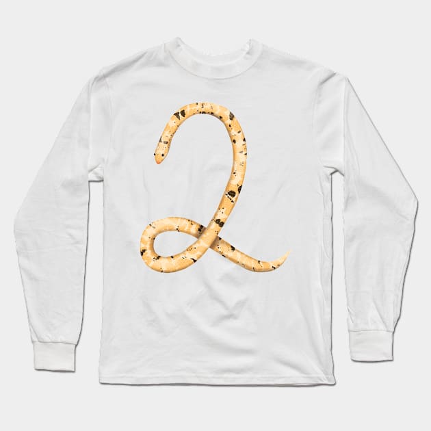 2 - Snow kenyan sand boa Long Sleeve T-Shirt by miim-ilustra